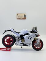 Ducati Panigale V4 Beyaz Diecast 1:10 Ölçek Sesli ve Işıklı | Alloy Diecast Model - Görsel 2