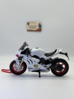 Ducati Panigale V4 Beyaz Diecast 1:10 Ölçek Sesli ve Işıklı | Alloy Diecast Model - Görsel 5