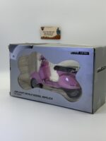 Pembe Vespa PX125 1:10 Ölçekli Maket Diecast Model | Işıklı Sesli - Görsel 8