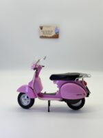Pembe Vespa PX125 1:10 Ölçekli Maket Diecast Model | Işıklı Sesli - Görsel 5