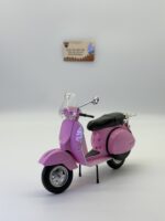 Pembe Vespa PX125 1:10 Ölçekli Maket Diecast Model | Işıklı Sesli - Görsel 6