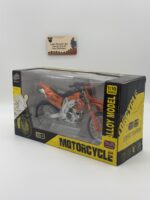 SK07 Race Model Motosiklet 1:10 Ölçek Turuncu Dirt Bike - Görsel 8
