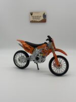 SK07 Race Model Motosiklet 1:10 Ölçek Turuncu Dirt Bike