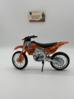 SK07 Race Model Motosiklet 1:10 Ölçek Turuncu Dirt Bike - Görsel 5