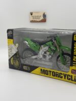 Koleksiyonluk Motosiklet Kawasaki 250Z 1:10 Ölçek Yeşil Dirt Bike Model - Görsel 8