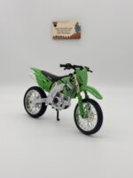 Koleksiyonluk Motosiklet Kawasaki 250Z 1:10 Ölçek Yeşil Dirt Bike Model