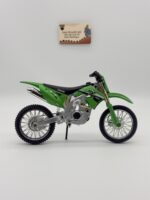 Koleksiyonluk Motosiklet Kawasaki 250Z 1:10 Ölçek Yeşil Dirt Bike Model - Görsel 2