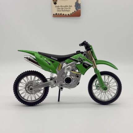 Kawasaki 250Z 1:10 Ölçek Yeşil Dirt Bike Model sesli - görsel 2