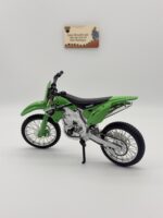 Koleksiyonluk Motosiklet Kawasaki 250Z 1:10 Ölçek Yeşil Dirt Bike Model - Görsel 4