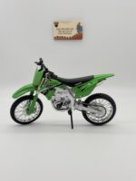 Koleksiyonluk Motosiklet Kawasaki 250Z 1:10 Ölçek Yeşil Dirt Bike Model - Görsel 5