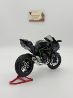 Kawasaki H2R Model Sesli ve Işıklı Motosiklet 1:10 Ölçek Siyah Sportbike - Görsel 3