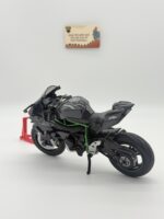 Kawasaki H2R Model Sesli ve Işıklı Motosiklet 1:10 Ölçek Siyah Sportbike - Görsel 4