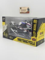BMW S1000RR Model Motosiklet 1:10 Ölçek Sesli Işıklı Beyaz Motorsport - Görsel 8