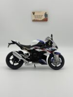 BMW S1000RR Model Motosiklet 1:10 Ölçek Sesli Işıklı Beyaz Motorsport - Görsel 2