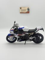 BMW S1000RR Model Motosiklet 1:10 Ölçek Sesli Işıklı Beyaz Motorsport - Görsel 5