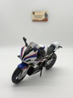 BMW S1000RR Model Motosiklet 1:10 Ölçek Sesli Işıklı Beyaz Motorsport - Görsel 6