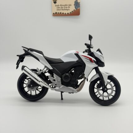 Honda CB500F Model Motosiklet 1:10 Ölçek Beyaz Welly - görsel 2