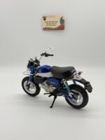 Honda Monkey 2018 Model Motosiklet 1:9 Ölçek Mavi Sesli Işıklı - Görsel 4
