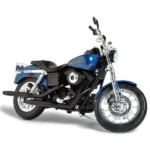 Harley Davidson 1/12 Ölçek 2004 Dyna Super Glide Sport Lacivert Diecast Motosiklet