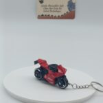 Süpersport Motosiklet Metal Anahtarlık Kırmızı - Diecast Yarış Motoru Figürü