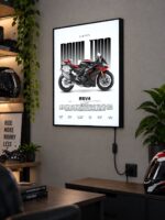 Aprilia RSV4 1100 Işıklı Moto LightBox – 30x40 cm