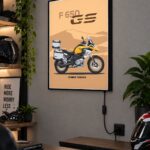 BMW F 650 GS Işıklı Moto LightBox – 30x40 cm