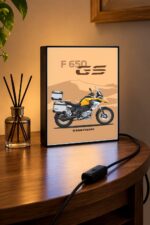 BMW F 650 GS Işıklı Moto LightBox – 30x40 cm - görsel 3