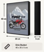 BMW F 850 GS Işıklı Moto LightBox – 30x40 cm - görsel 5
