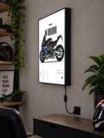 BMW M 1000 RR 2023 Işıklı Moto LightBox – 30x40 cm - görsel 2