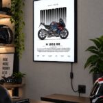 BMW M 1000 RR Işıklı Moto LightBox – 30x40 cm