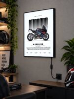 BMW M 1000 RR Işıklı Moto LightBox – 30x40 cm
