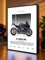 BMW M 1000 RR Işıklı Moto LightBox – 30x40 cm - görsel 4