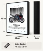 BMW M 1000 RR Işıklı Moto LightBox – 30x40 cm - görsel 5