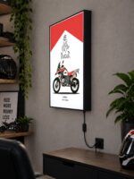 BMW R 1250 GS Adventure Dakar Işıklı Moto LightBox – 30x40 cm - görsel 2