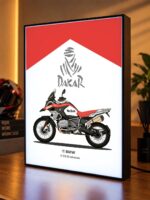 BMW R 1250 GS Adventure Dakar Işıklı Moto LightBox – 30x40 cm - görsel 4