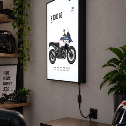 BMW R 1300 GS Işıklı Moto LightBox – 30x40 cm - görsel 2