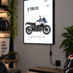 BMW R 1300 GS Işıklı Moto LightBox – 30x40 cm