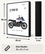 BMW R 1300 GS Işıklı Moto LightBox – 30x40 cm - görsel 5