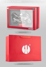 BMW S1000RR 1:6 diecast maket hediye kutusu ve taşıma çantası