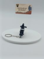 Adventure Motosiklet Metal Anahtarlık Beyaz - Diecast Macera Motoru Figürü - Görsel 8