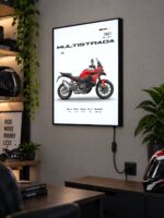Ducati Multistrada V2 Işıklı Moto LightBox – 30x40 cm