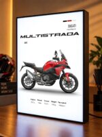 Ducati Multistrada V2 Işıklı Moto LightBox – 30x40 cm - görsel 4