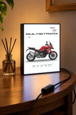Ducati Multistrada V2 Işıklı Moto LightBox – 30x40 cm - görsel 3