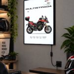 Ducati Multistrada V4 Pikes Peak Işıklı Moto LightBox – 30x40 cm