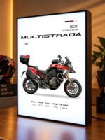 Ducati Multistrada V4 Pikes Peak Işıklı Moto LightBox – 30x40 cm - görsel 4