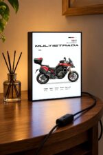Ducati Multistrada V4 Pikes Peak Işıklı Moto LightBox – 30x40 cm - görsel 3