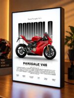 Ducati Panigale V4 S Işıklı Moto LightBox – 30x40 cm - görsel 4
