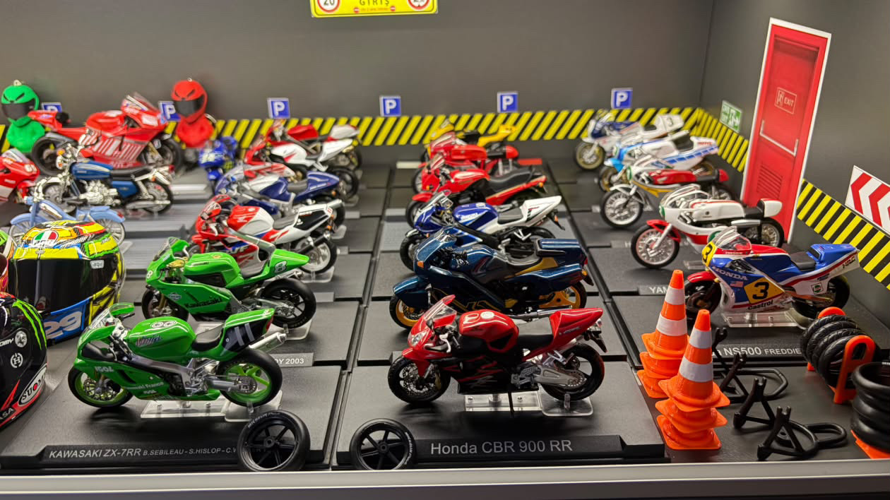 Etka Moto Garage koleksiyonundan diecast motosiklet maketleri