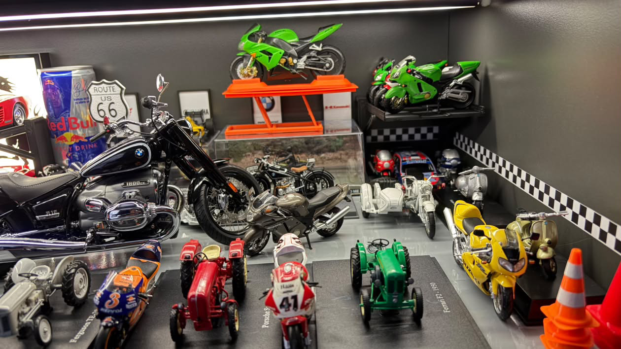 Etka Moto Garage koleksiyonundan diecast motosiklet maketleri