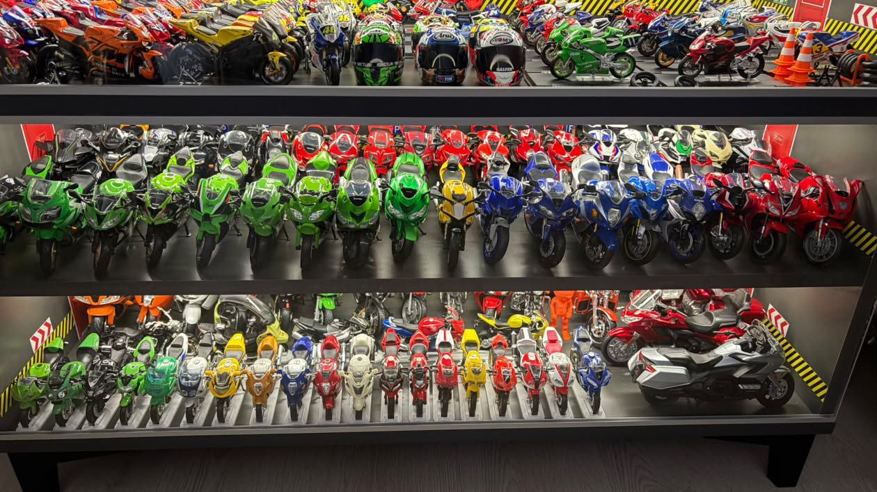 Etka Moto Garage koleksiyonundan diecast motosiklet maketleri